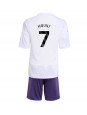 Billige Manchester United Mason Mount #7 Bortedraktsett Barn 2025-26 Kortermet (+ Korte bukser)